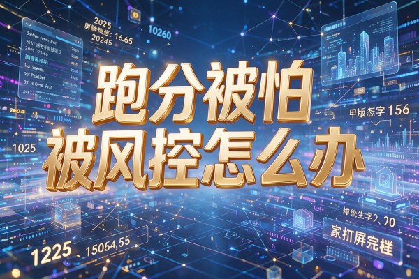 跑分被怕被风控怎么办